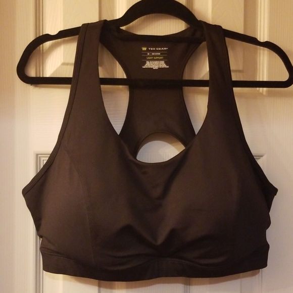 tek gear light support sports bra